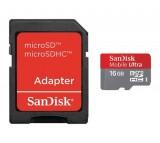SanDisk 16 GB microSDHC Mobile Ultra + SD adapter (SDSDQUA-016G-U46A) -  1