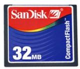 SanDisk Compact Flash 32Mb -  1