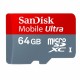 SanDisk 64 GB microSDHC Mobile Ultra + SD adapter (SDSDQU-064G-U46A) -   3